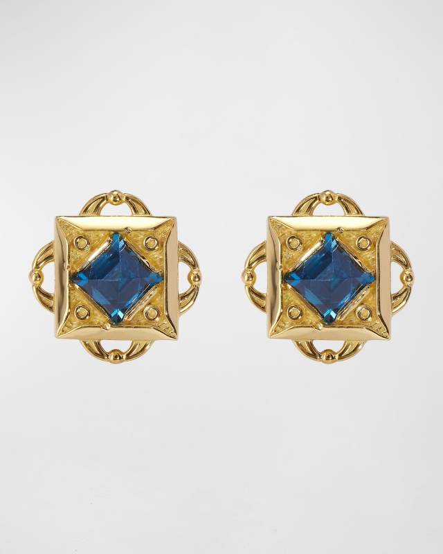 London Blue Topaz Earrings